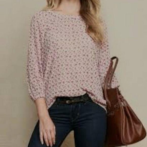 Matilda Jane Swiss Dot Floral Cottage Top Size XS - Picture 9 of 9